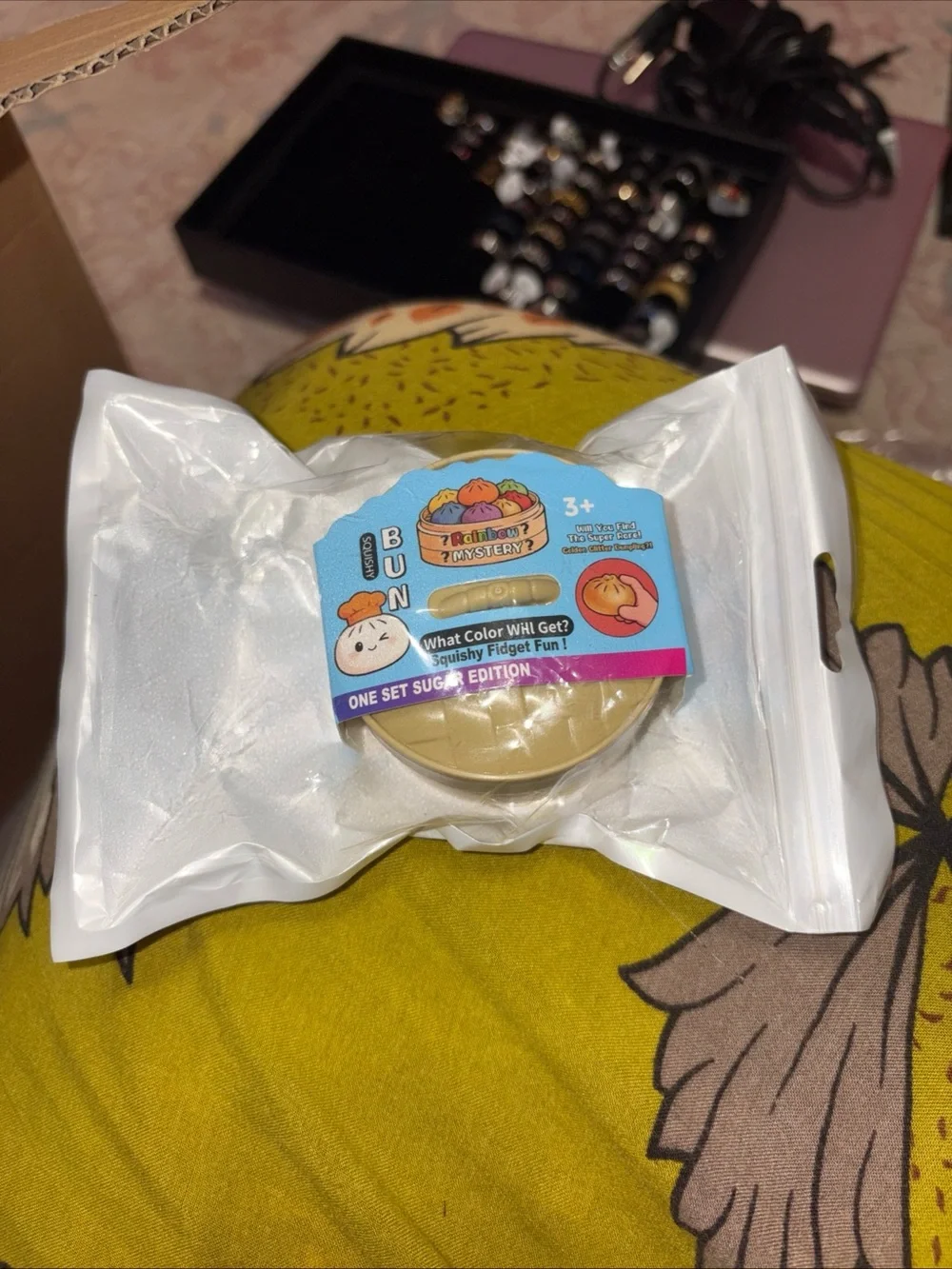 Rainbow Mystery Squishy Bun - Beige Sugar Edition